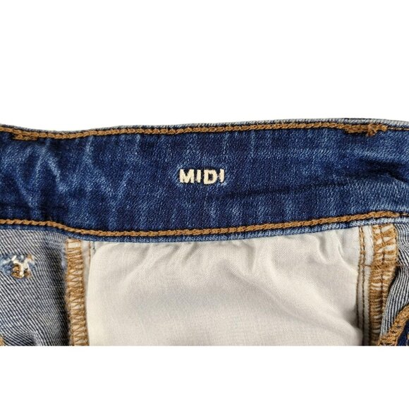 American Eagle Outfitters Women's Denim Shorts size 2 Cut-Offs Salvage JH1270 - Picture 6 of 6